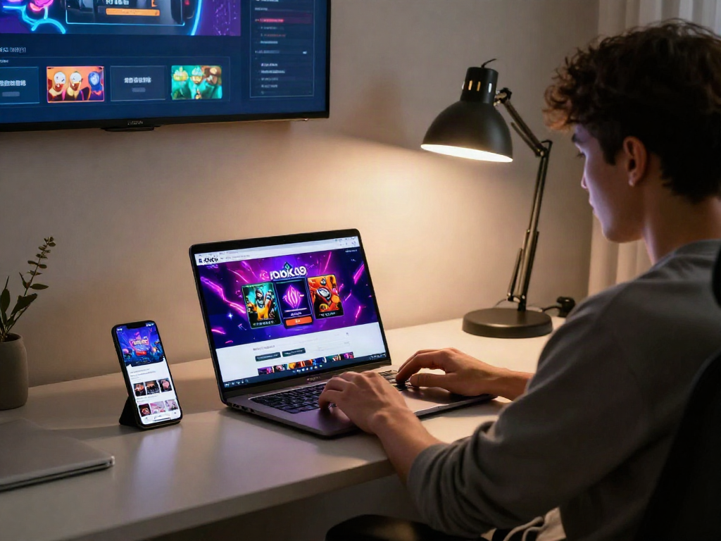 Engage with the rokok88 login for an ultimate online gambling experience in a modern workspace.