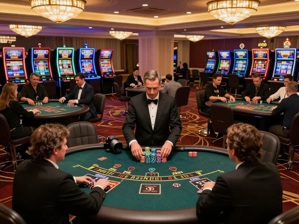 Players at CM88 engaging in thrilling card games and enjoying vibrant casino atmosphere.