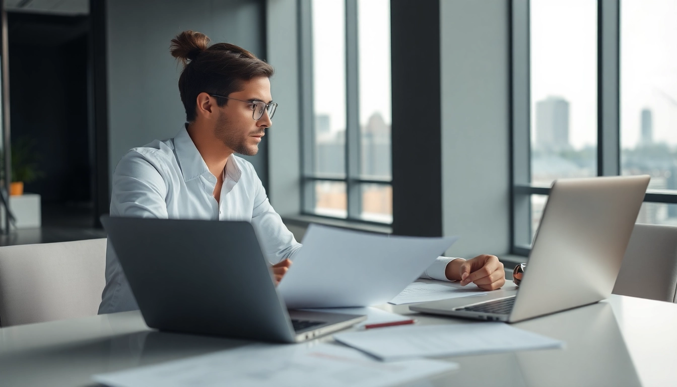 Headhunter Ingenieure in einem Beratungsgespräch mit einem Ingenieur in modernem Büro.