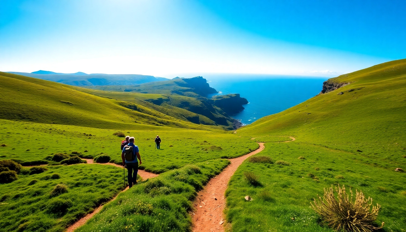 Erleben Sie den Beara Way Irland mit atemberaubenden Landschaften und Wanderern auf dem Weg.