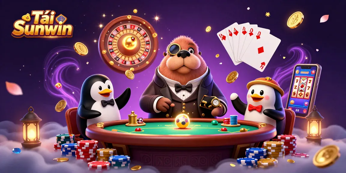 Experience thrilling gameplay with Tải Sunwin and join a jolly walrus at underwater poker!