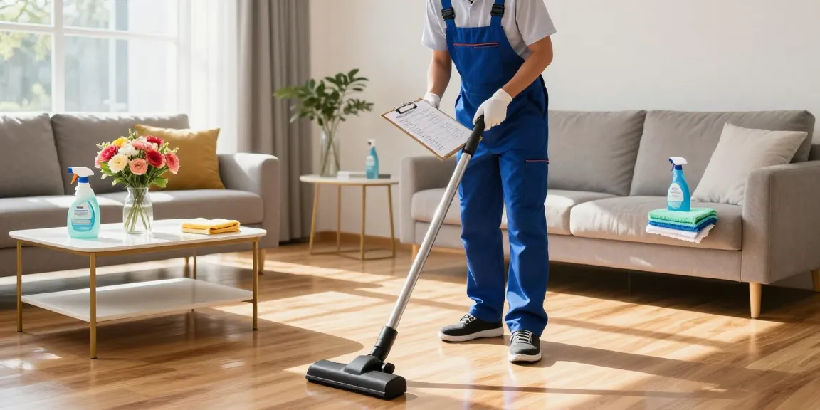 Professional cleaning service in action at home, featuring putzinstitut bern's expert team.